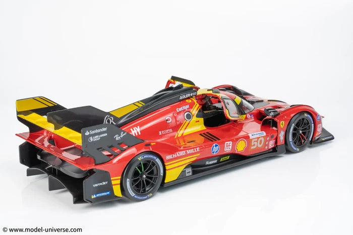 1:18th Ferrari 499P Le Mans 2024 Winner #50 Red