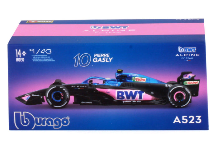 1:43rd BWT Alpine F1 Team A523 Pierre Gasly #10 2023