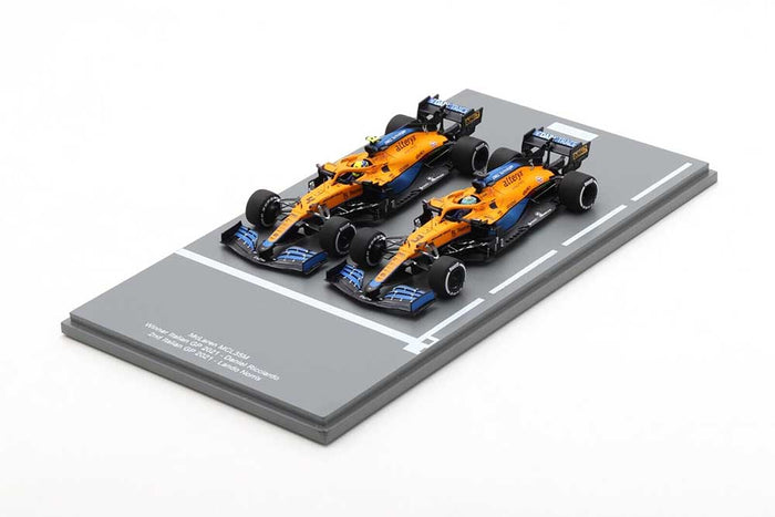 1:43rd McLaren MCL35M Ricciardo-Norris Italian GP 1-2 Finish Set 2021