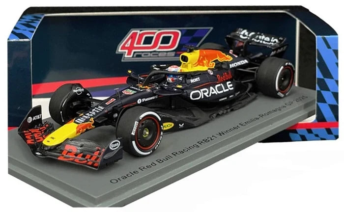 1:43rd Oracle Red Bull Racing RB21 Max Verstappen Winner Emilia-Romagna GP 2025