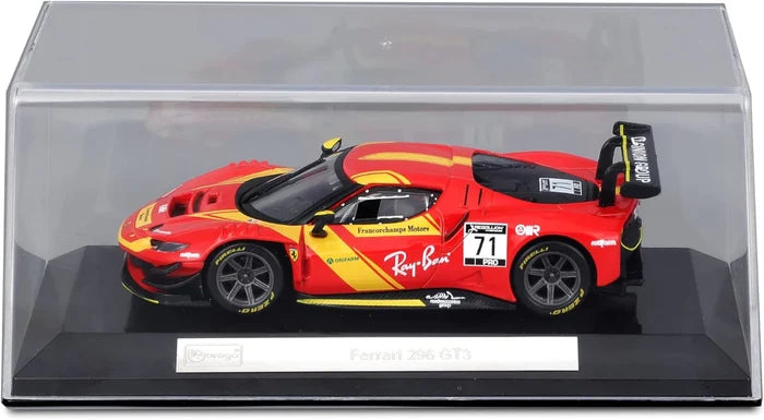 1:43rd Scale Ferrari Racing 296 GT3 2023 Red