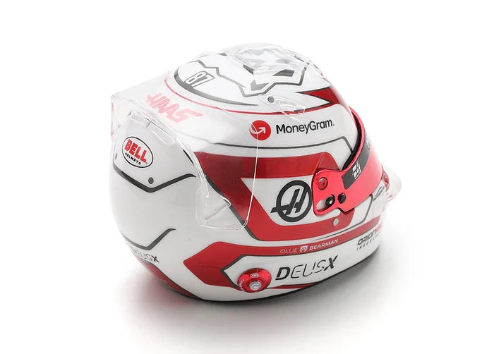 2025 MoneyGram Haas F1 Ollie Bearman Monaco GP 1:5th Scale Helmet