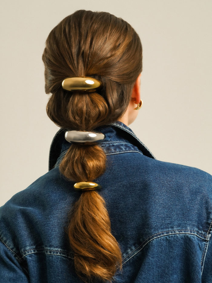Acessório Cabelo One Moon Large Silver - OJH01S