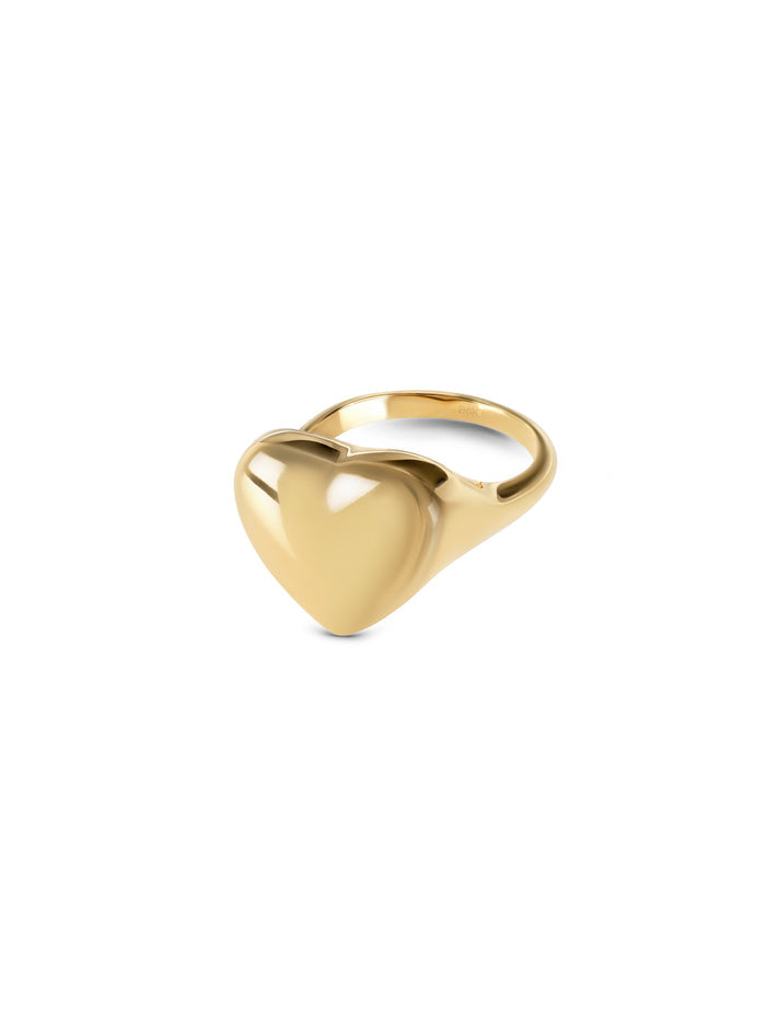 Anel One Crazy Heart Big Gold - OJCHR04G