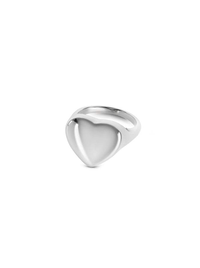 Anel One Crazy Heart Big Silver - OJCHR03S