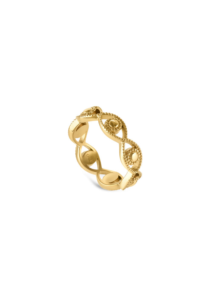 Anel One Evil Eye Gold - OJEER02G