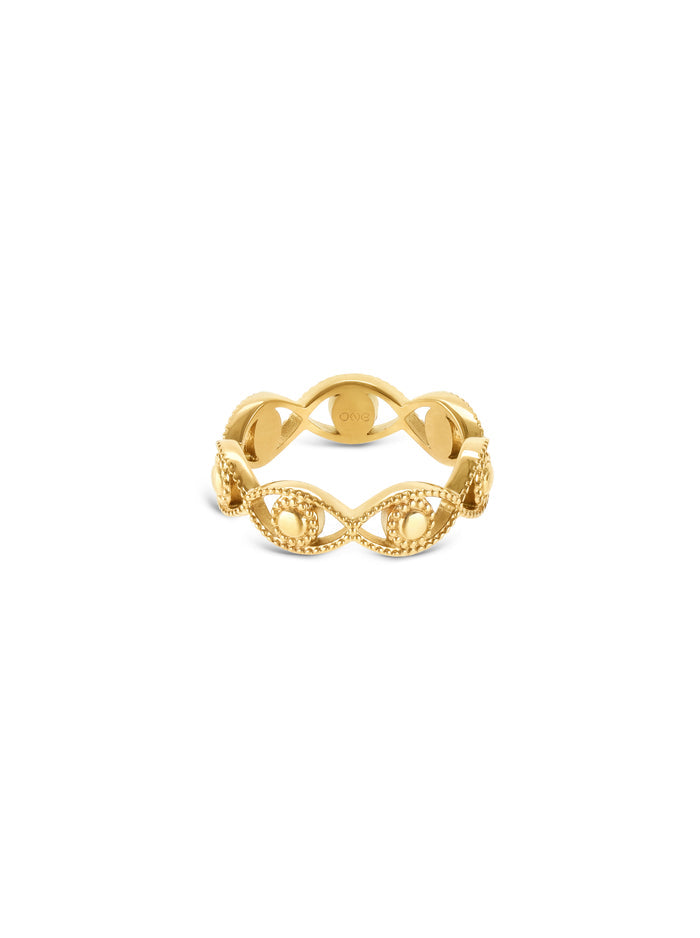 Anel One Evil Eye Gold - OJEER02G