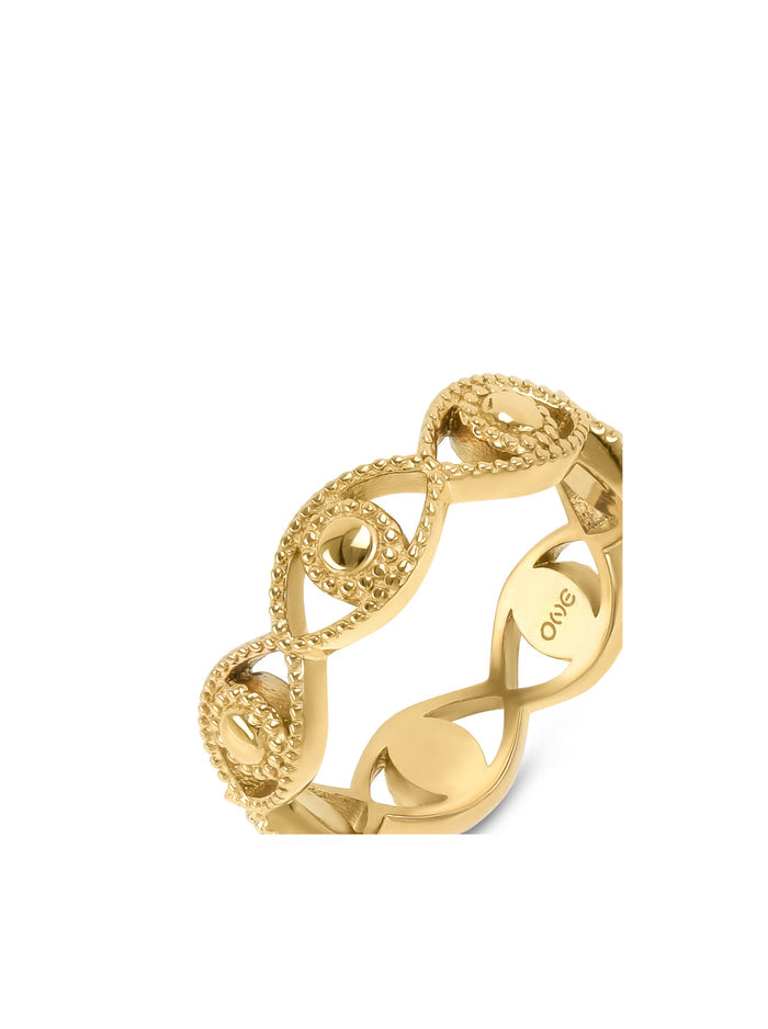 Anel One Evil Eye Gold - OJEER02G