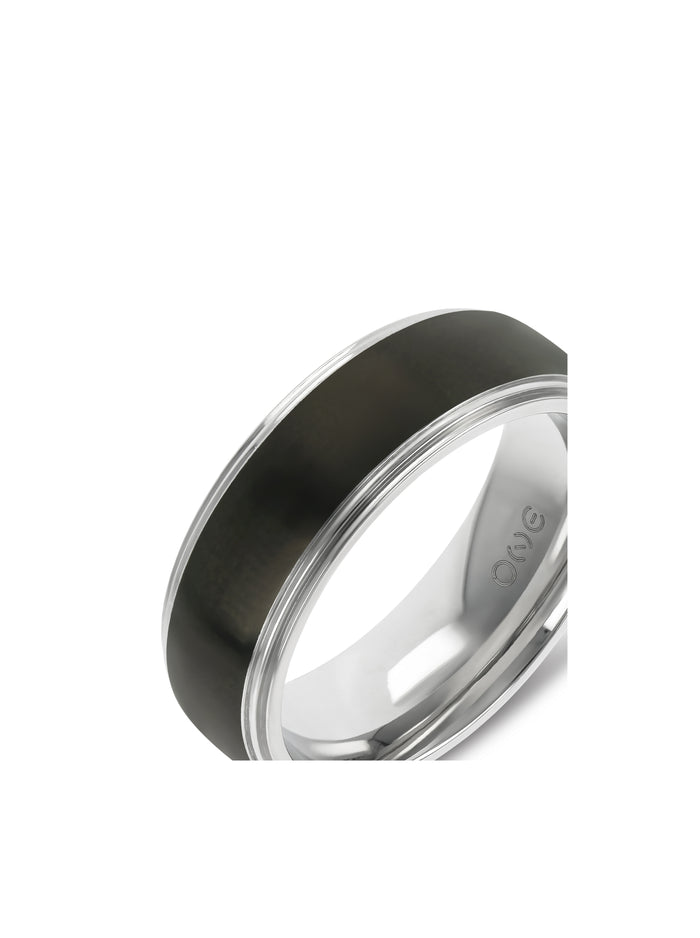 Anel One Men Shadow Steel - OAMR4102