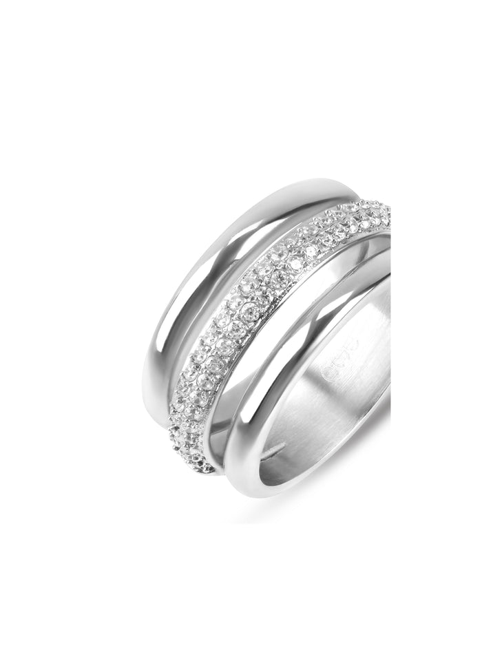 Anel One Silver Frost Crystal - OJSFR02S