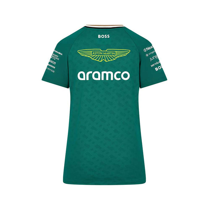Aston Martin F1 Womens Team Tee Shirt Green