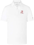 Ayrton Senna SS Logo Polo Shirt White