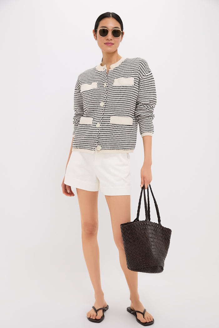Birch Multi Stitch Tidewell Textured Knit Jacket