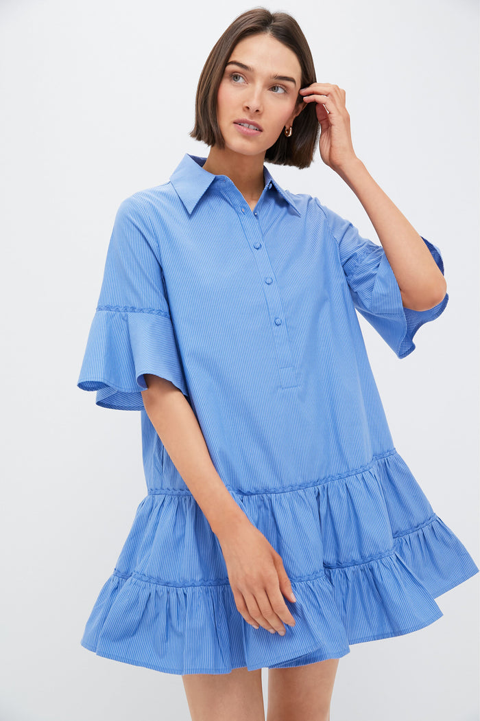 Blue Stripe Mckenna Dress