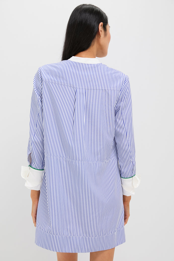 Blue Stripe Rohan Shirt Dress