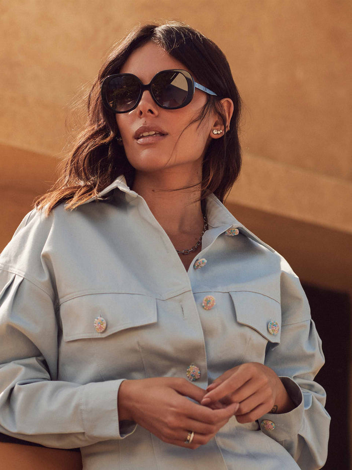 Óculos de sol One Box Powerful Preto - OSBHS4551PPC321H