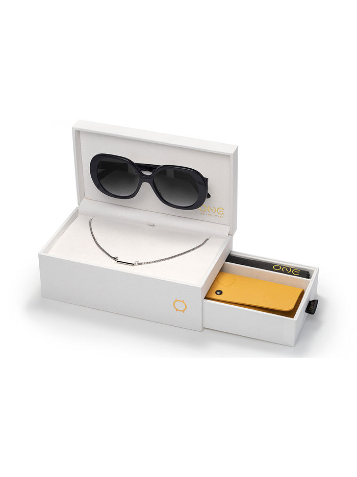 Óculos de sol One Box Powerful Preto - OSBHS4551PPC321H