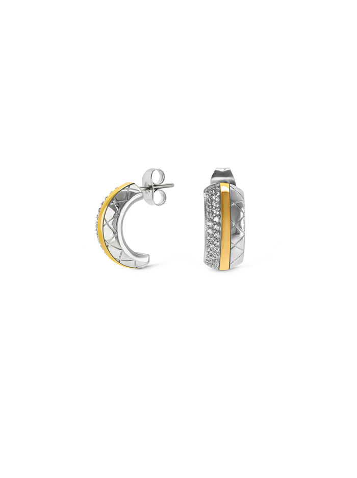 Brincos One Delightful Bicolor - OJDFE01SG