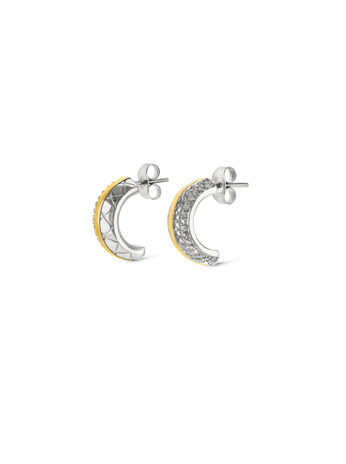 Brincos One Delightful Bicolor - OJDFE01SG