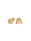 Brincos One Delightful Triple Gold