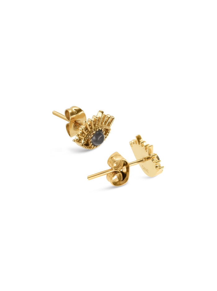 Brincos One Evil Eye Stud - OJEEE01G