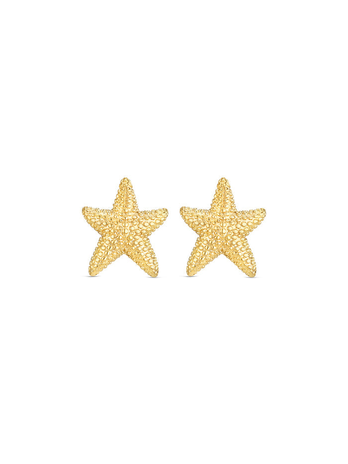 Brincos One Senhora Mini Sunny Star Gold - OJEEP70G