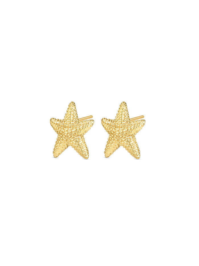 Brincos One Senhora Mini Sunny Star Gold - OJEEP70G