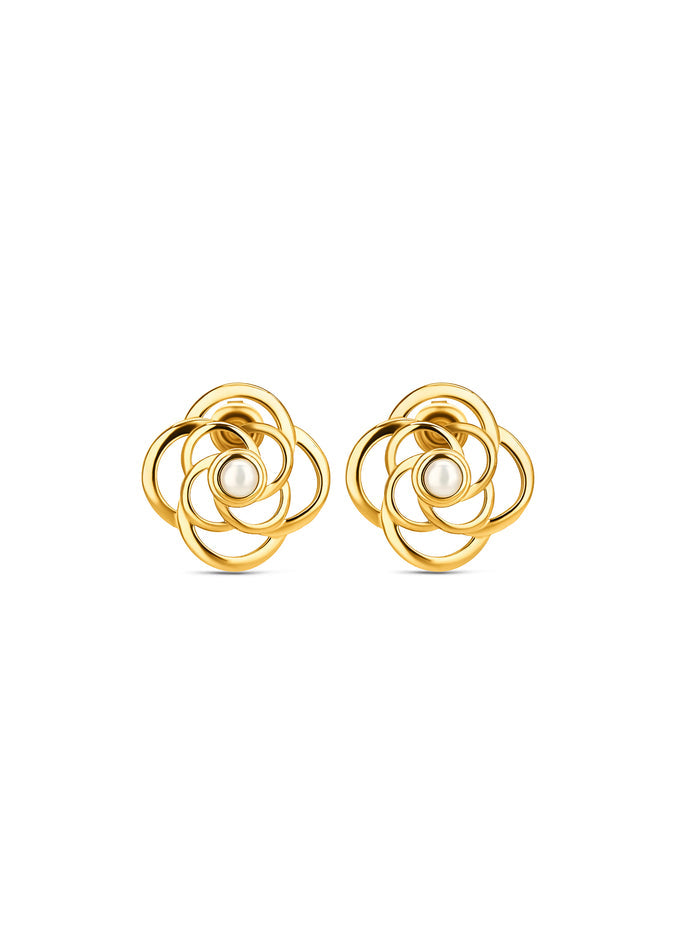 Brincos One Rose Blossom Pearl - OJRE04D
