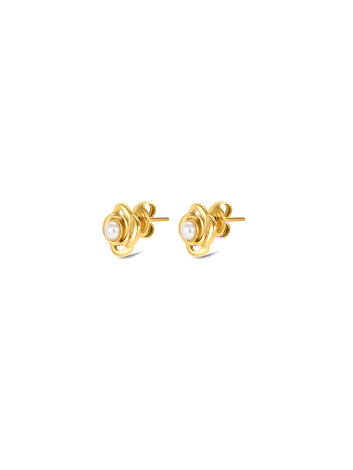 Brincos One Rose Pearl - OJRE02D