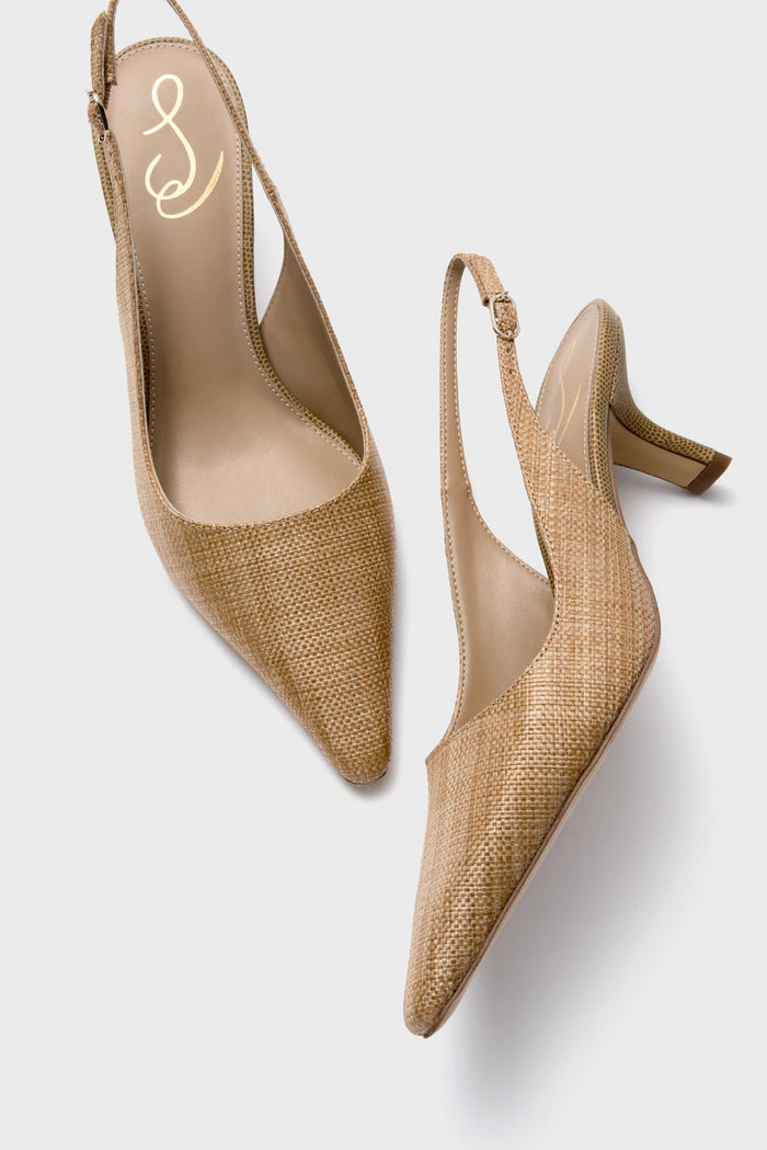 Buff Tan Bianka Sling Back Heels