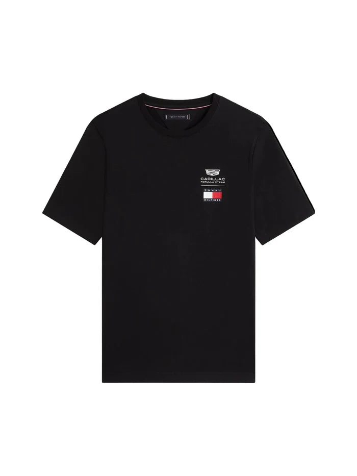 Cadillac F1 Racing Logo Tee Shirt Black