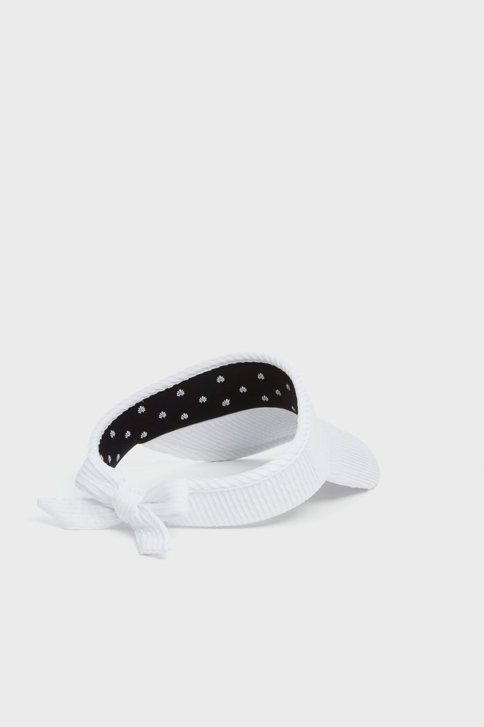 Chalk Swimmer Bow Tie Visor