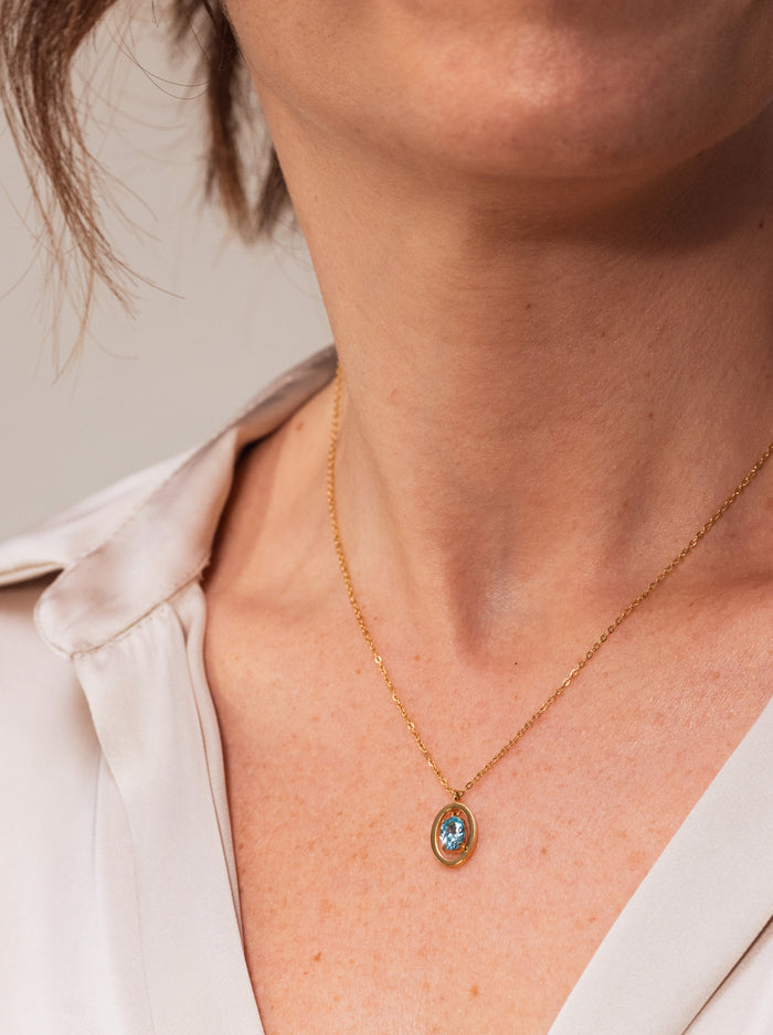 Colar One Birthstone Dezembro - Felicidade - OJNN47G