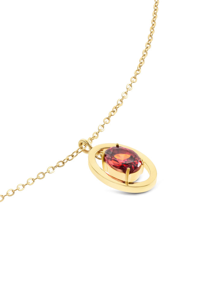Colar One Birthstone Janeiro - Protecção - OJNN36G