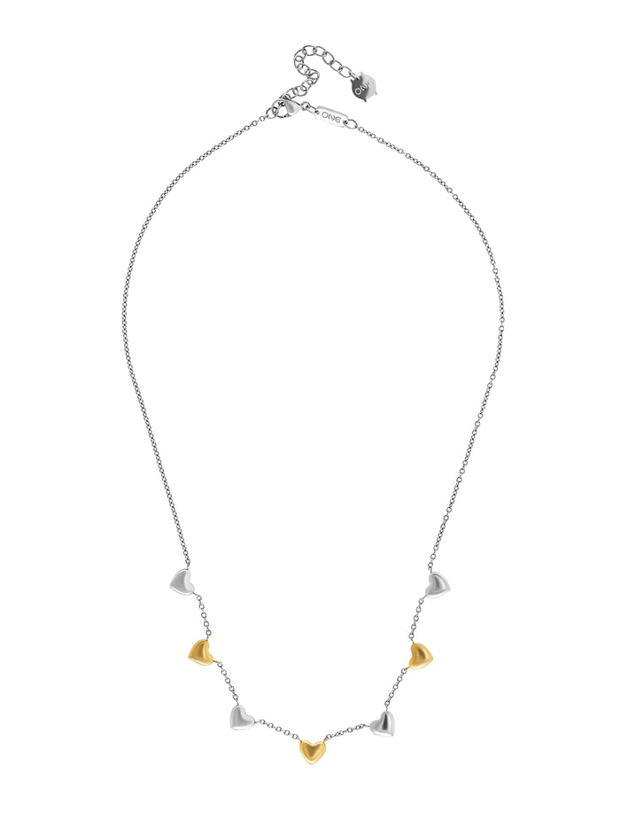 Colar One Crazy Heart Embrace - OJCHN03T