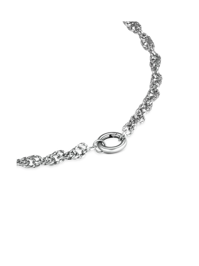 Colar One Master Union Double Silver - OJNMS04