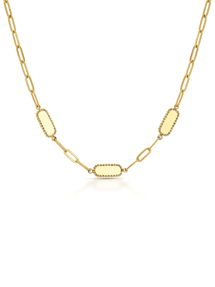 Colar One Neckmess Engrave Trio - OJNN93G
