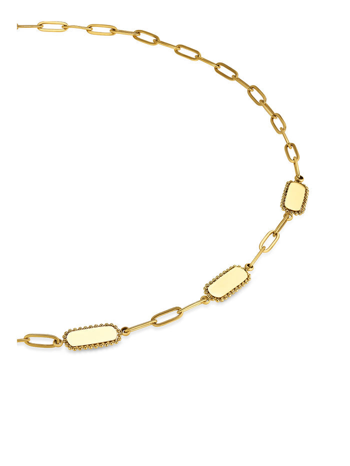 Colar One Neckmess Engrave Trio - OJNN93G