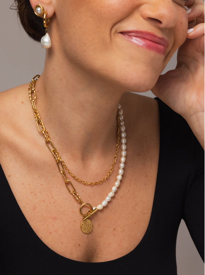 Colar One Neckmess Pearly - OJNN48G
