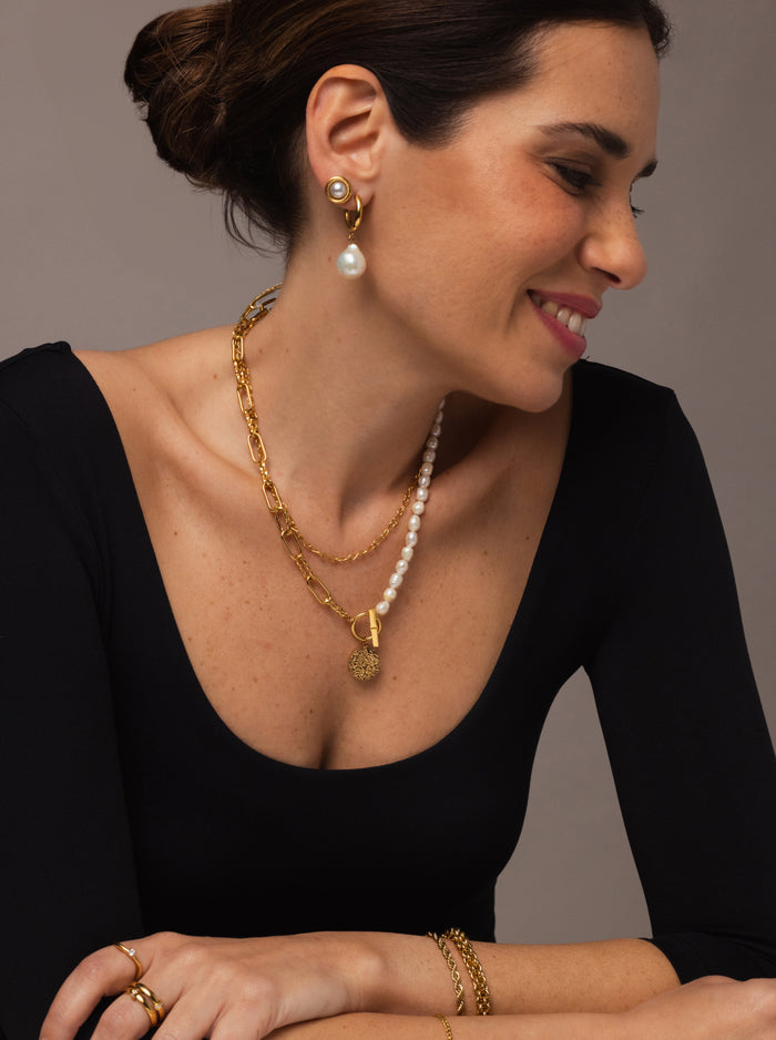 Colar One Neckmess Pearly - OJNN48G