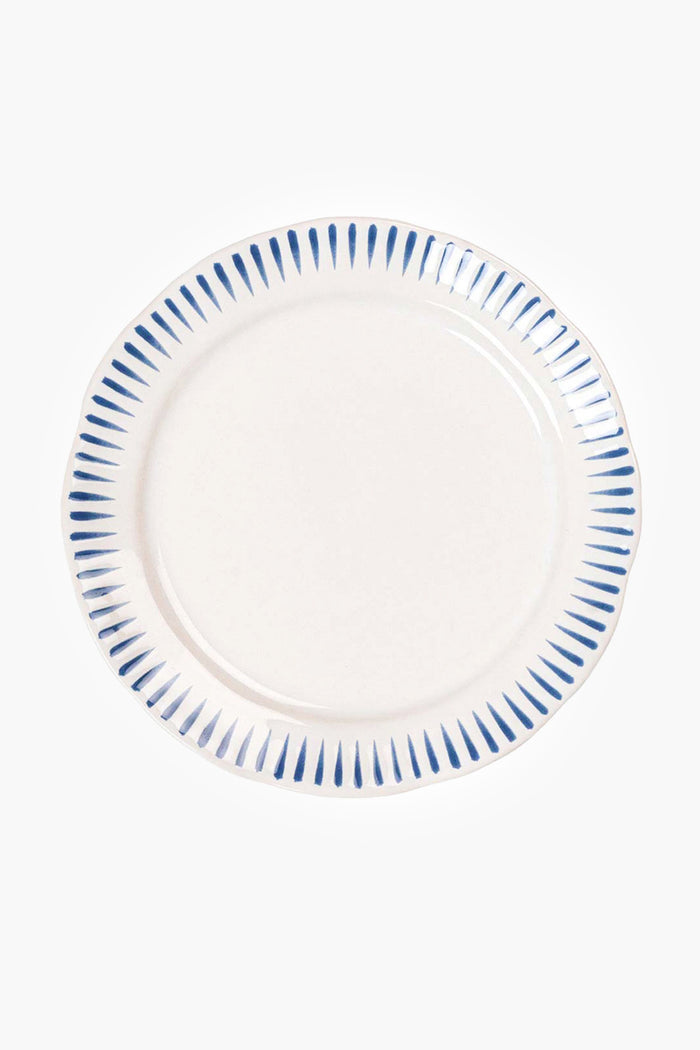 Sitio Stripe Dinner Plate Delft Blue