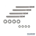 Expansion Wedge Anchor Pedestal Mounting Kit - to Install Post to Existing Concrete - for Bolt Mounted Mail House Post