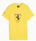 Puma Ferrari Race Big Shield Tee Yellow