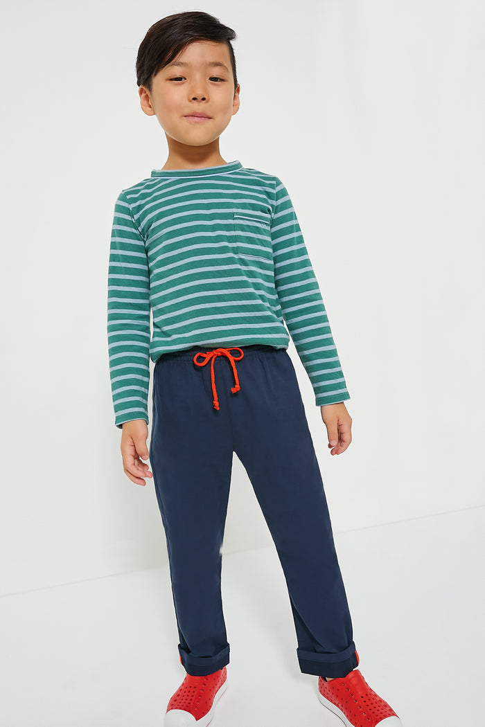 Forest Stripe Edward Long Sleeve Tee