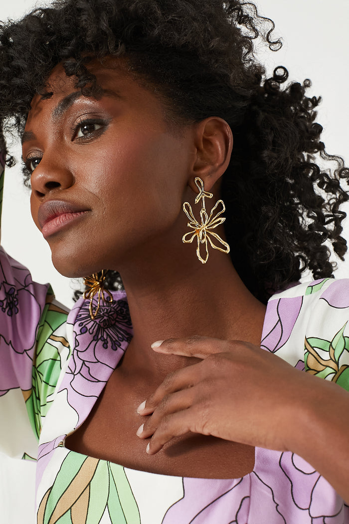 Gold Casablanca Earrings