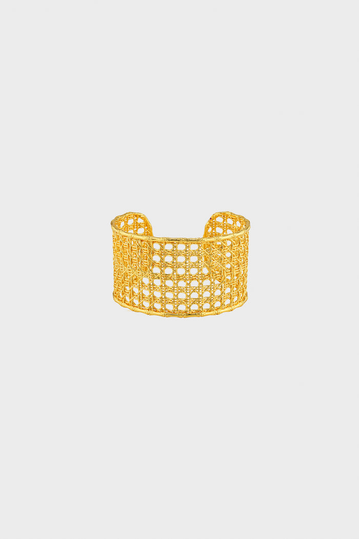Gold Veranda Caning Cuff