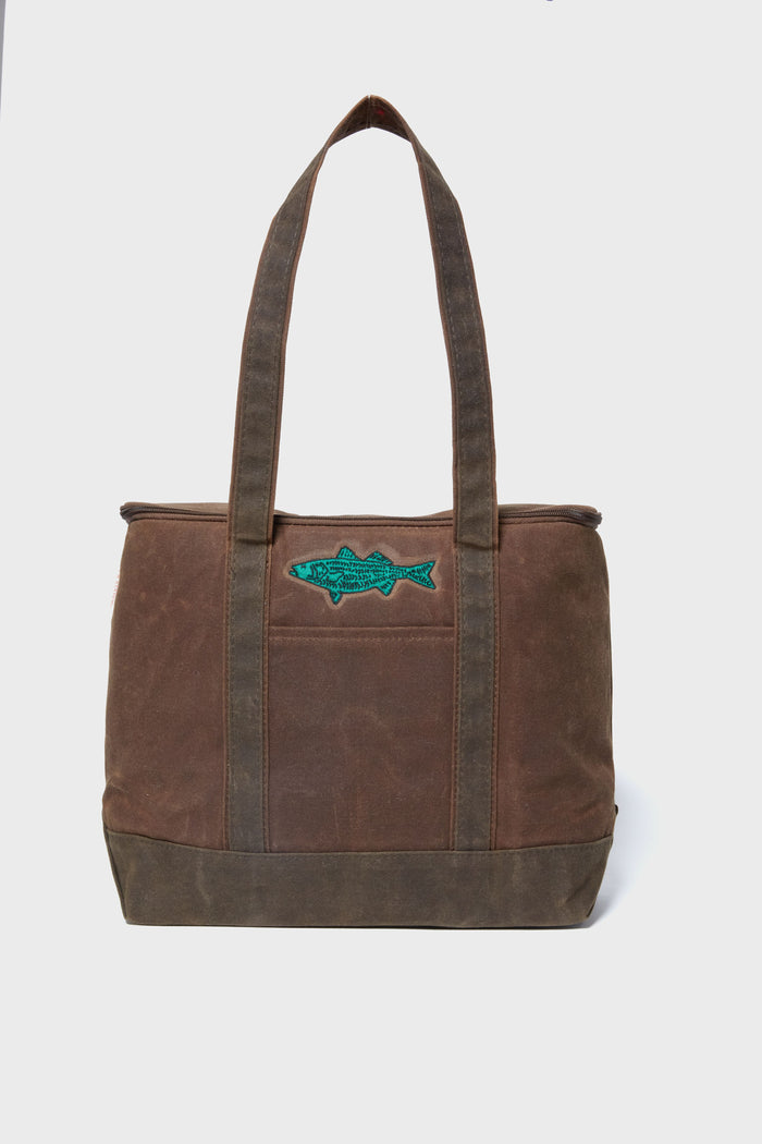 Gone Fishin' Waxed Large Cooler