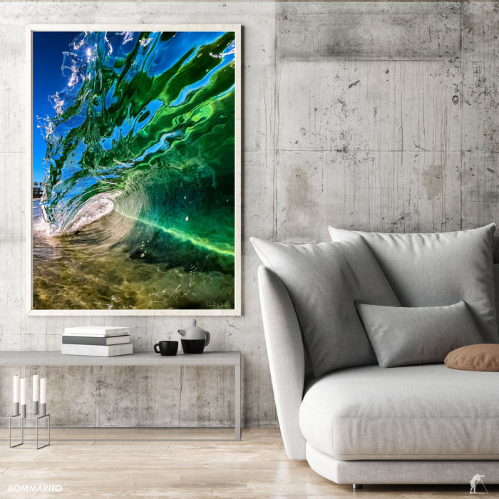 Green Sea Glass - Living Room