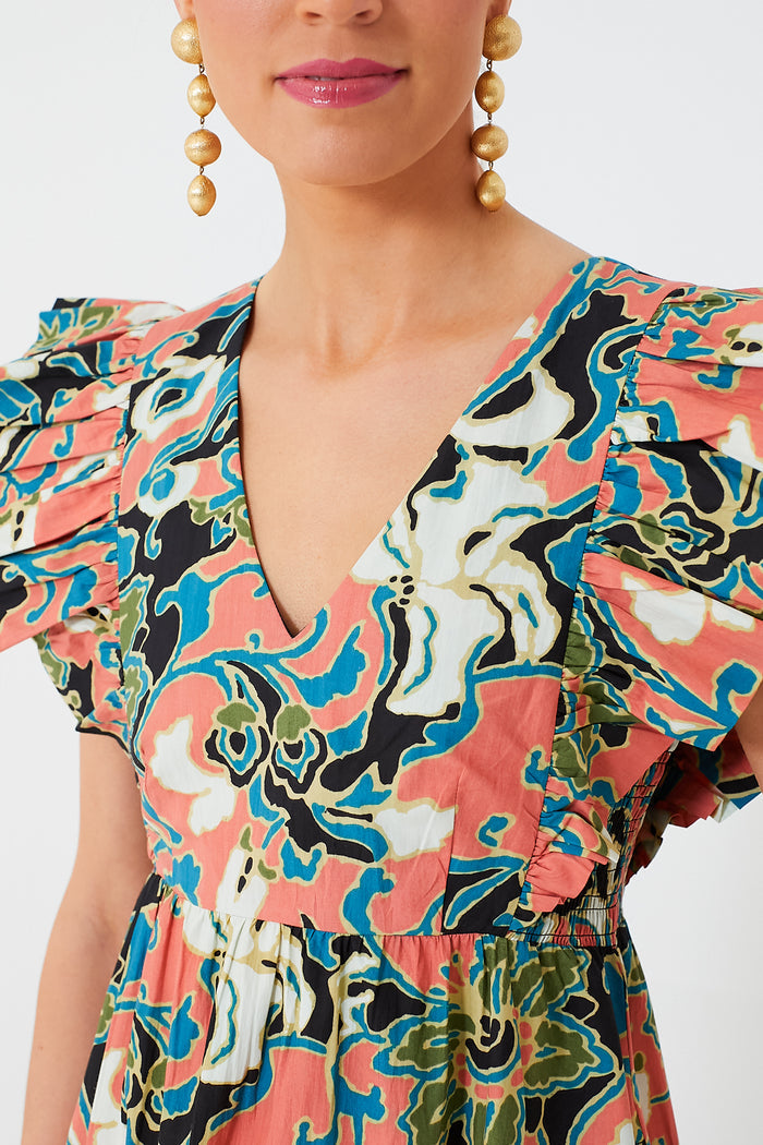 Gypsy Bloom Barbara Printed Midi Dress