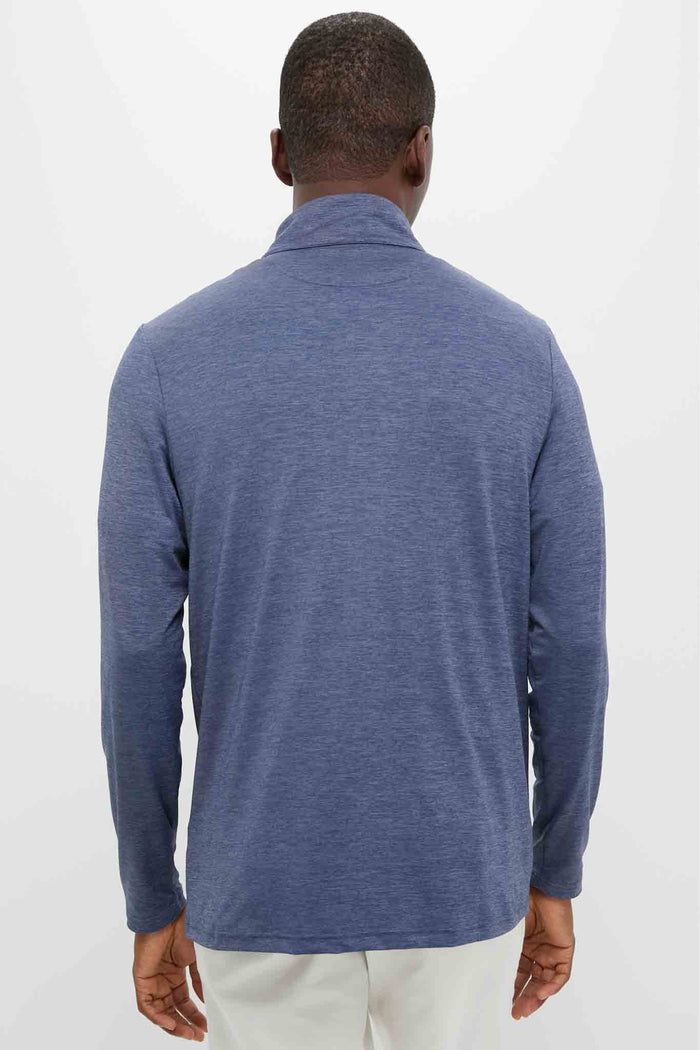 Heathered Navy Featherweight Performance Pullover